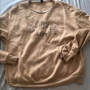 Tan Crewneck Sweater
